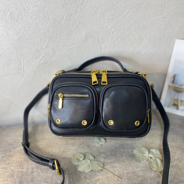 Cute Ladies Leather Over The Shoulder Bag Side