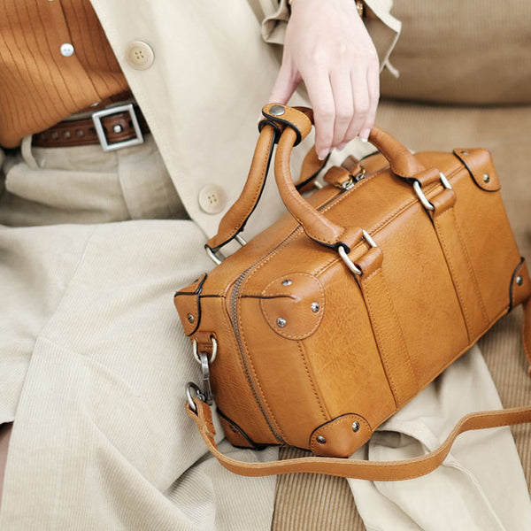 Women's Genuine Leather Handbags Cross Shoulder Bag For Women