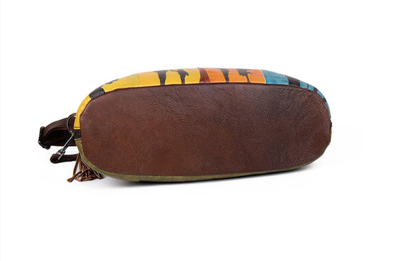 Cute Ladies Leather Shoulder Bags Genuine Leather Handbags For Women Details