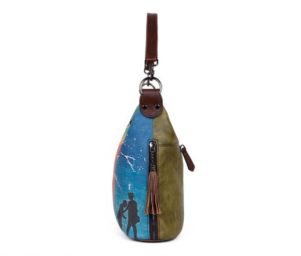 Cute Ladies Leather Shoulder Bags Genuine Leather Handbags For Women Durable