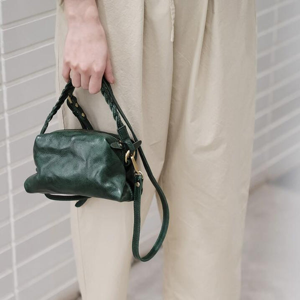 Cute Ladies Leather Shoulder Bags Small Genuine Leather Handbags For Women Affordable