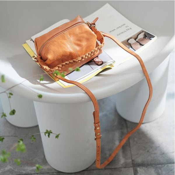 Cute Ladies Leather Shoulder Bags Small Genuine Leather Handbags For Women Boutique