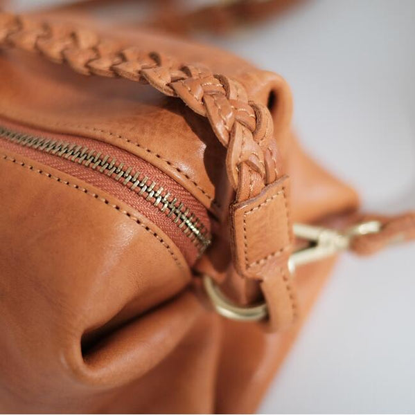 Cute Ladies Leather Shoulder Bags Small Genuine Leather Handbags For Women Details