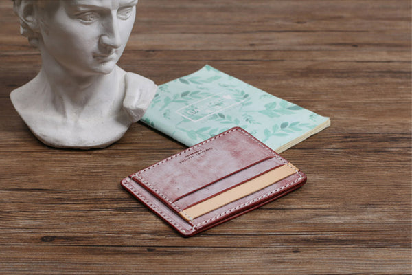 Cute Ladies Small Leather Card Holder Wallet Slim Wallets for Women Designer