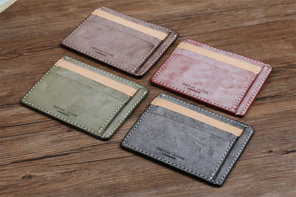 Cute Ladies Small Leather Card Holder Wallet Slim Wallets for Women cute
