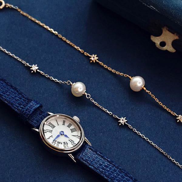 Cute Pearl Bracelet Gold Silver Handmade Jewelry Accessories Women chic