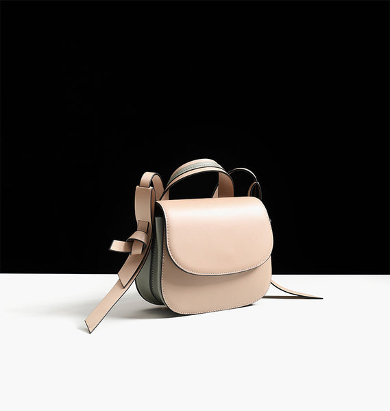 Cute Women Saddle Bag Leather Crossbody Bags Shoulder Bag for Women small