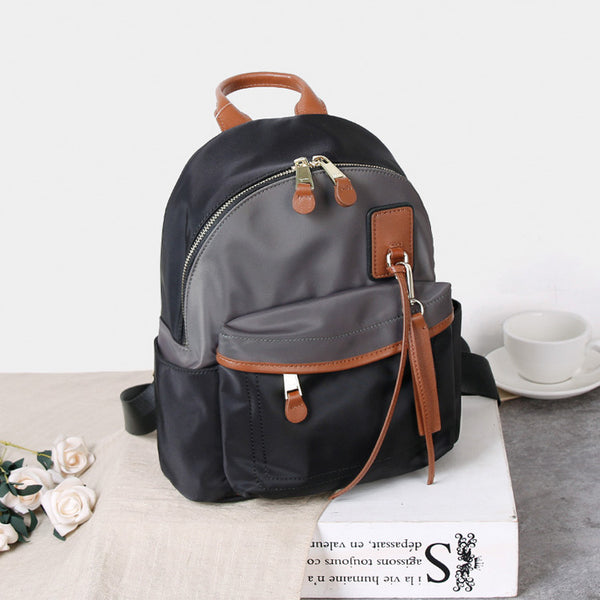 Cute Women's Nylon Mini Backpack Ladies Rucksack Classic