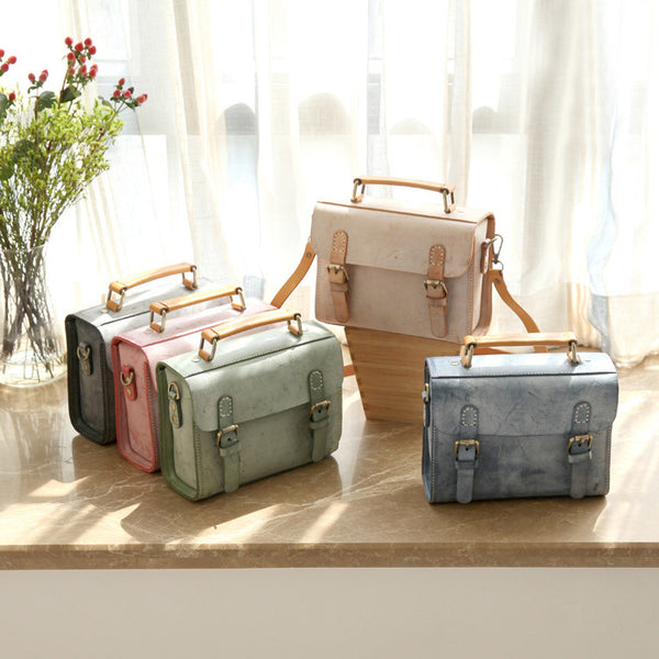 Cute-Women's-Waxed-Leather-Crossbody-Satchel-Purse-Messenger-Bag-For-Women-Best
