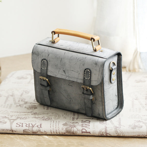 Cute-Women's-Waxed-Leather-Crossbody-Satchel-Purse-Messenger-Bag-For-Women-Fashion