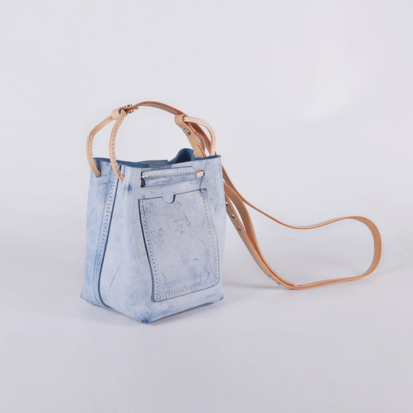 Cute Womens Leather Bucket Shoulder Bag Purse Handbags for Women Accessories