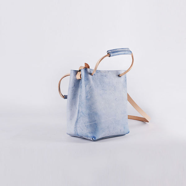 Cute Womens Leather Bucket Shoulder Bag Purse Handbags for Women Chic