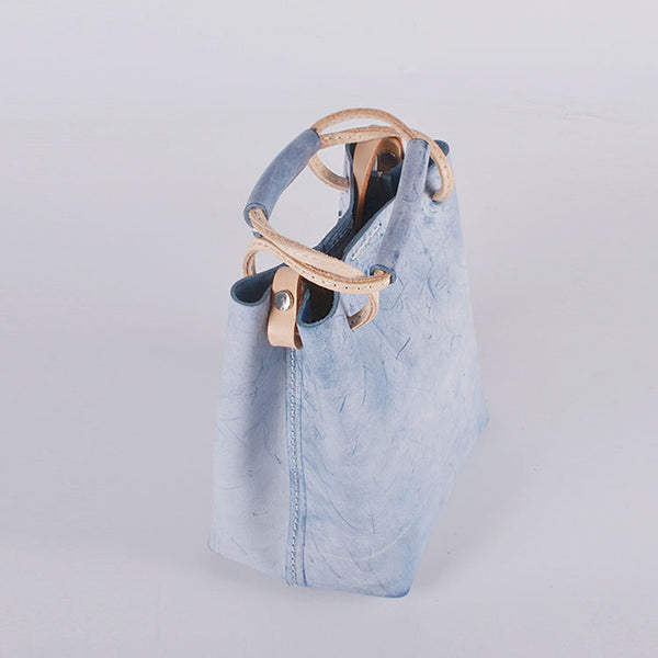 Cute Womens Leather Bucket Shoulder Bag Purse Handbags for Women Durable