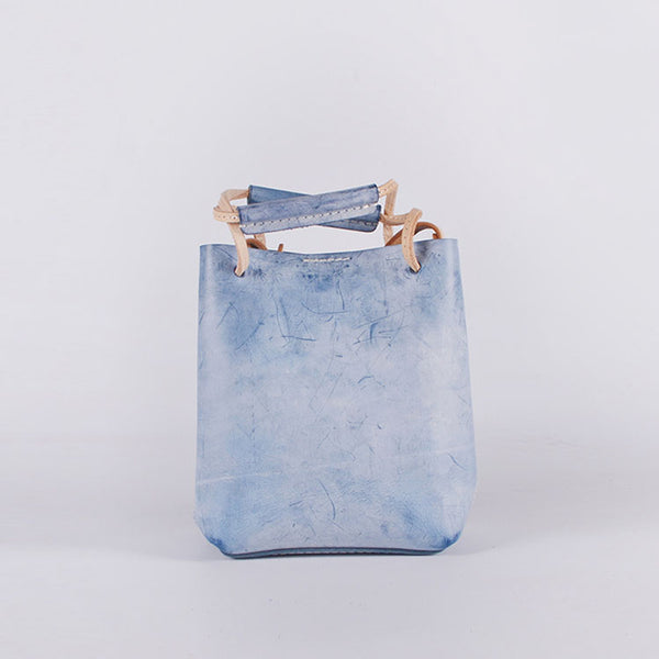 Cute Womens Leather Bucket Shoulder Bag Purse Handbags for Women Fashion