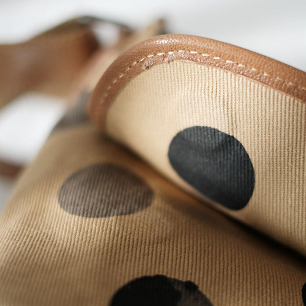Cute Womens Leather Canvas Satchel Shoulder Bag Crossbody Bags for Ladies Quality