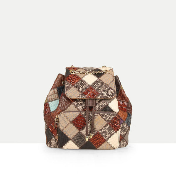 Cute Womens Leathe Hippie Backpack Purse Western Backpack Bag Chic