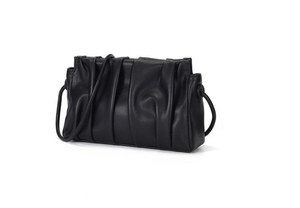 Cute Womens Leather Side Bag Purse Crossbody Sling Bag For Women Black