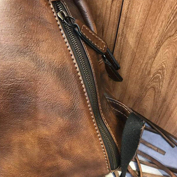 Cute Womens Small Genuine Leather Backpack Purse Trendy Backpacks for Women Latest