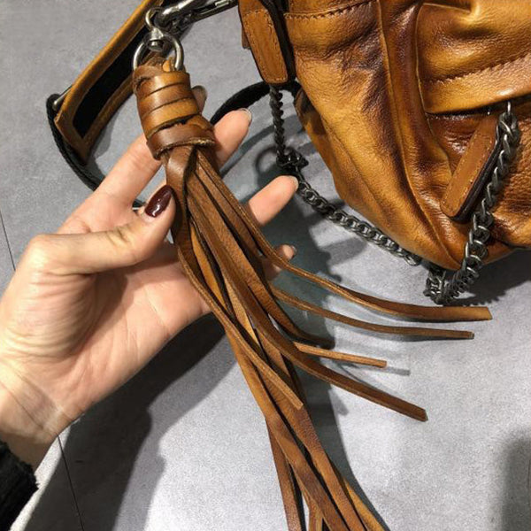 Cute Womens Small Genuine Leather Backpack Purse Trendy Backpacks for Women Quality