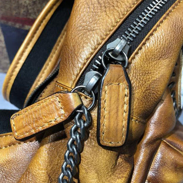 Cute Womens Small Genuine Leather Backpack Purse Trendy Backpacks for Women Vintage