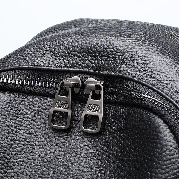 Cute Womens Soft Black Leather Backpack Purse Stylish Backpacks for Women Affordable
