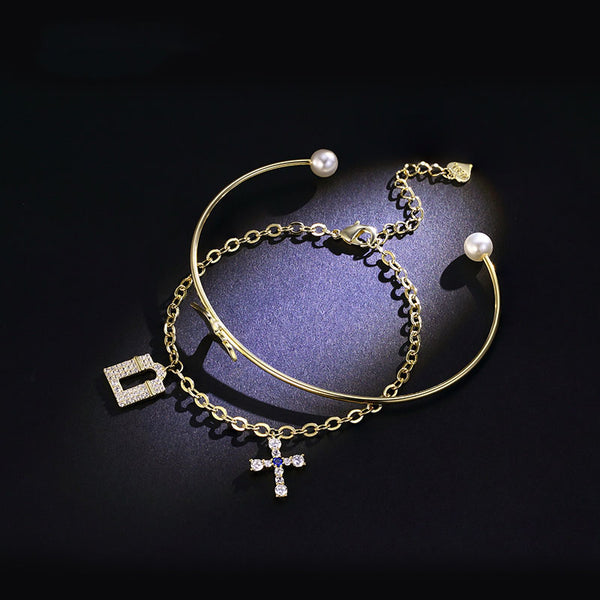 Designer Bangle Bracelet Chic Jewelry Accessories Gift Women elegant