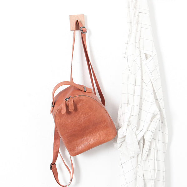 Designer Black Leather Womens Mini Backpack Purse Cute Backpacks for Women Chic