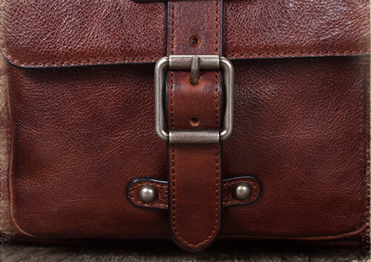 Designer Brown Leather Womens Small Backpack Bag Purse Awesome Backpacks for Women Unique