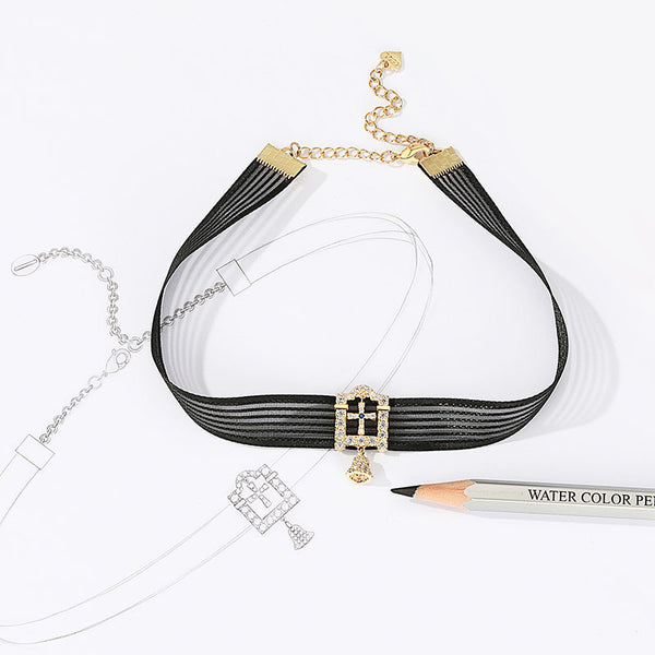 Designer Choker Necklace Fashion Jewelry Accessories Gift Women cute