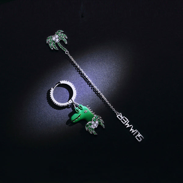 Designer Dangle Stud Asymmetric Earrings Fashion Jewelry Accessories Gift Women