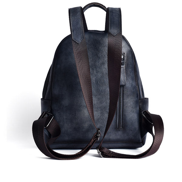 Designer Ladies Small Brown Leather Backpack Purse Bag Backpacks for Women cute