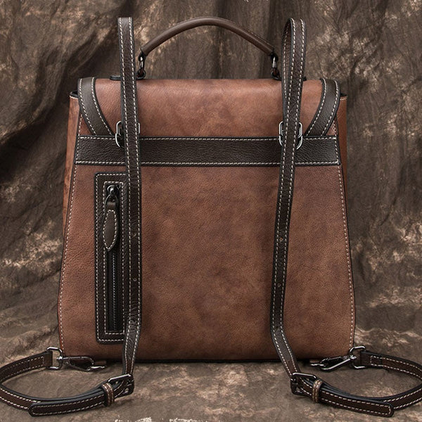 Designer Womens Leather Backpack Purse Shoulder Handbags for Women Cool