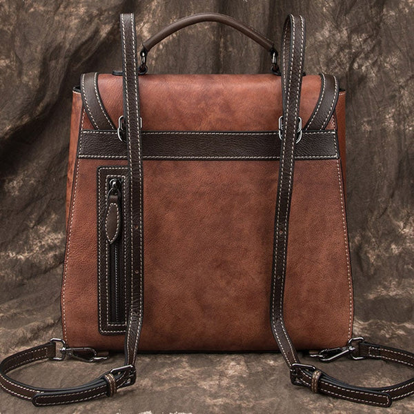 Designer Womens Leather Backpack Purse Shoulder Handbags for Women Cute