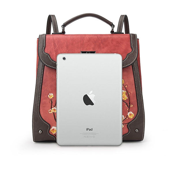 Designer Womens Leather Backpack Purse Shoulder Handbags for Women Gift idea