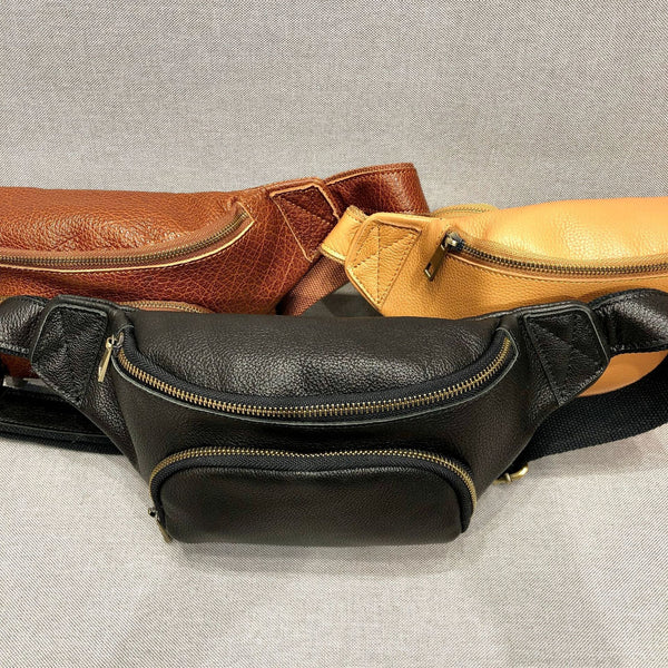 Fashion Women's Crossbody Chest Bag Leather Sling Bags For Women Casual
