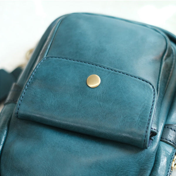 Fashion-Women's-Leather-Chest-Sling-Bag-Crossbody-Sling-Pack-For-Women-Designer