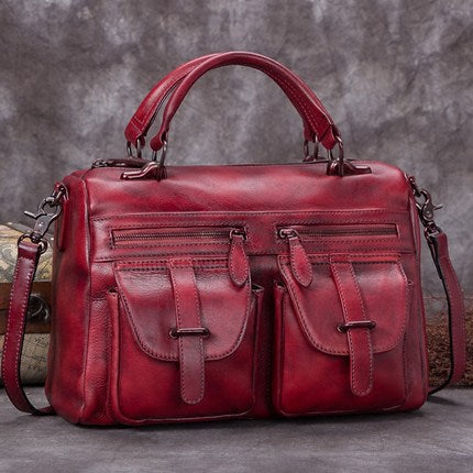 Funky Women's Genuine Leather Handbags Leather Crossbody Purse For Women Affordable