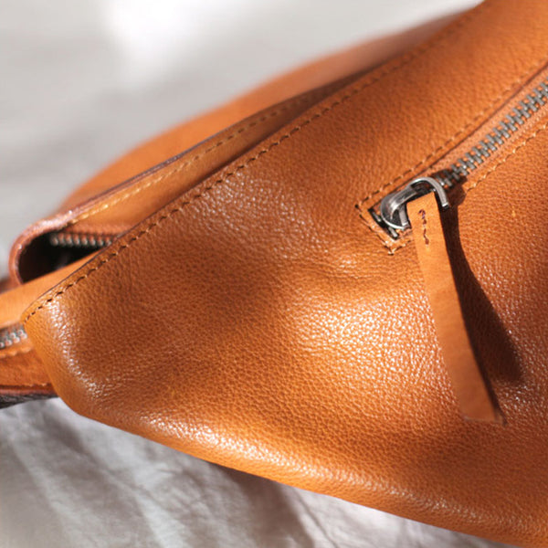 Funky Womens Brown Leather Backpack Purse Bookbag Purse Cool Backpacks for Women cool