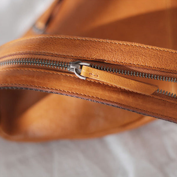 Funky Womens Brown Leather Backpack Purse Bookbag Purse Cool Backpacks for Women Vintage