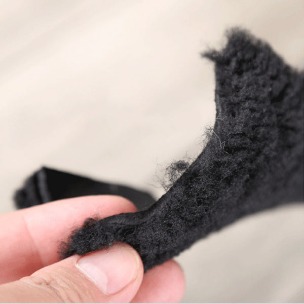 Genuine Leather One Fur Short Zip Wallets Clutches Coin Card Wallet Purse Women Men details