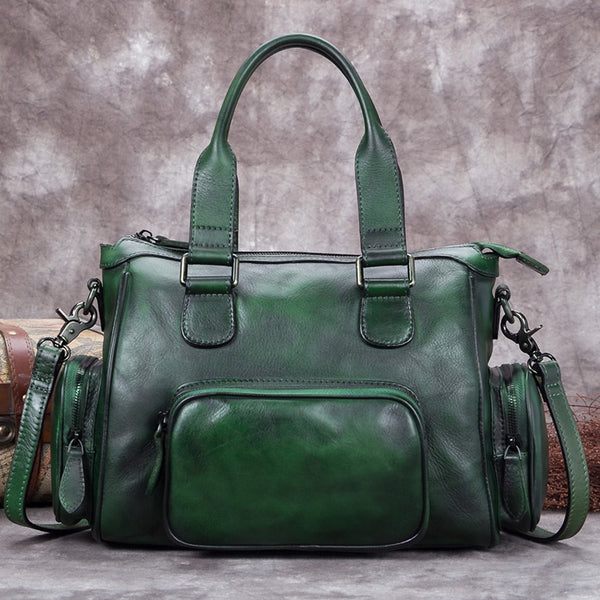 Vintage Womens Handbags Leather Crossbody Bags Purse for Women