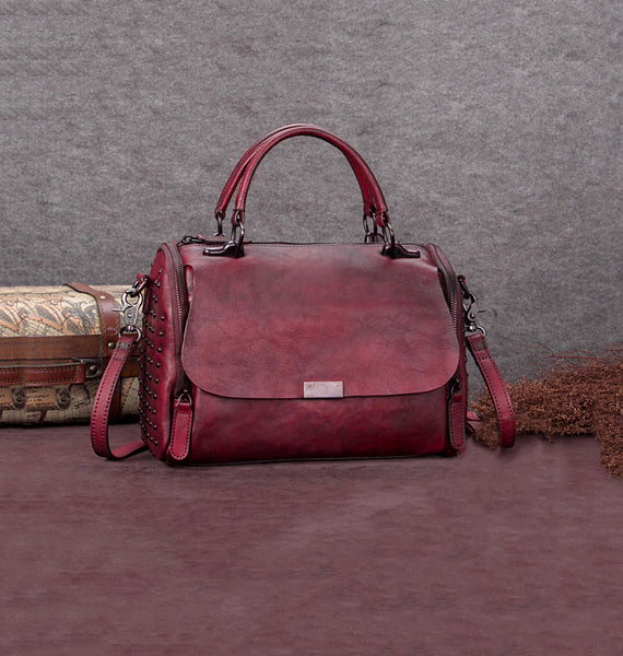 Stylish Brown Leather Womens Handbags Leather Crossbody Bags for Women