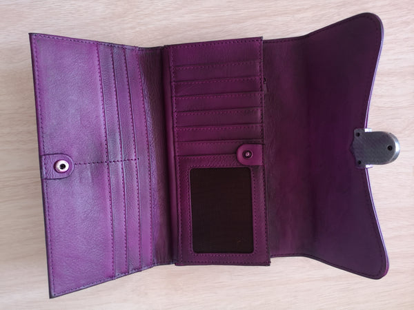 Women's Trifold Leather Long Wallet Purse Clutch Women Purse Sale