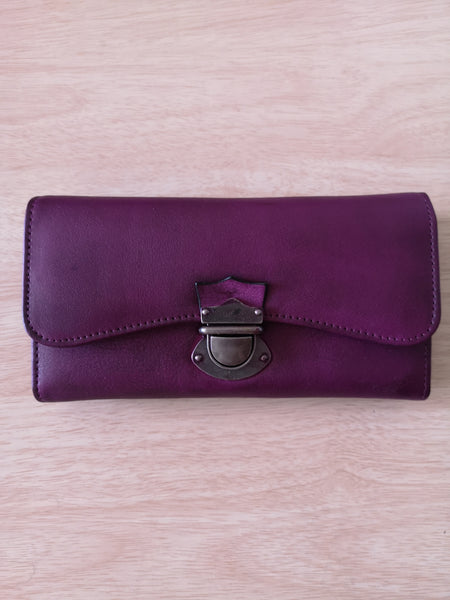 Women's Trifold Leather Long Wallet Purse Clutch Women Purse Sale