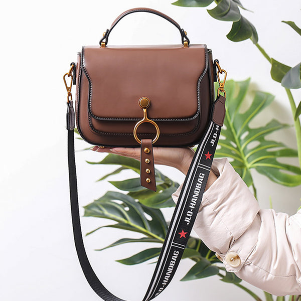 Genuine Leather Womens Crossbody Bags Shoulder Bag Purses for Women Black