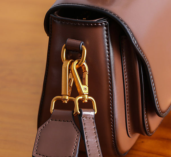 Genuine Leather Womens Crossbody Bags Shoulder Bag Purses for Women Chic