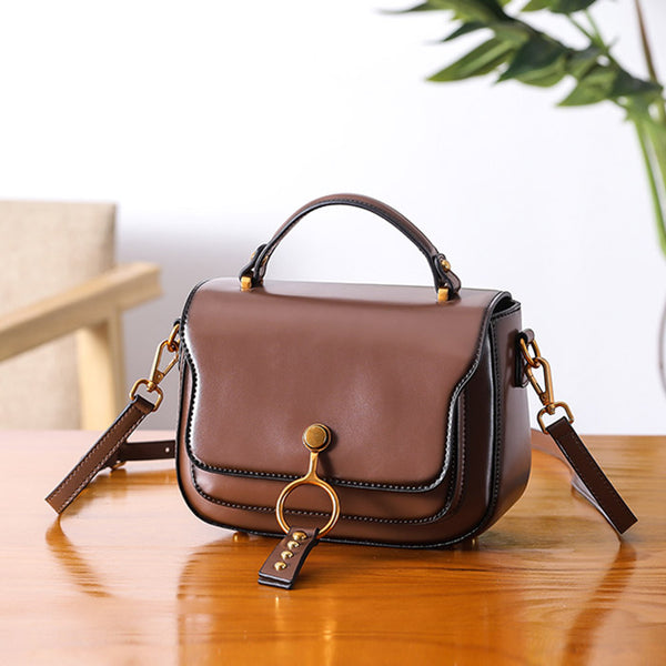 Genuine Leather Womens Crossbody Bags Shoulder Bag Purses for Women
