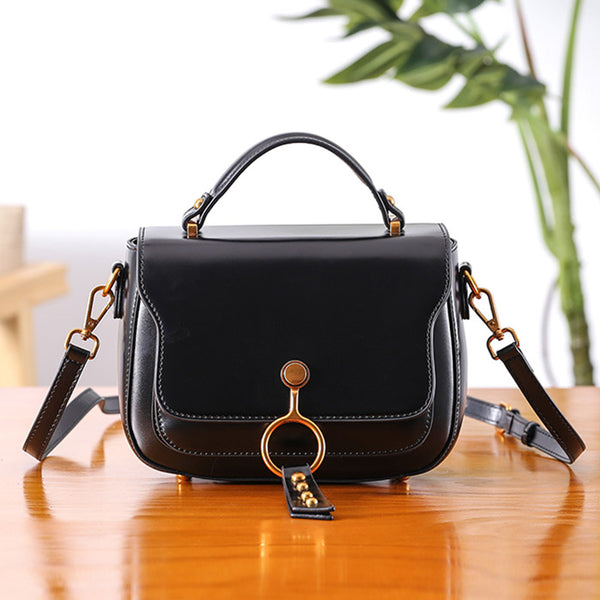 Genuine Leather Womens Crossbody Bags Shoulder Bag Purses for Women Handmade