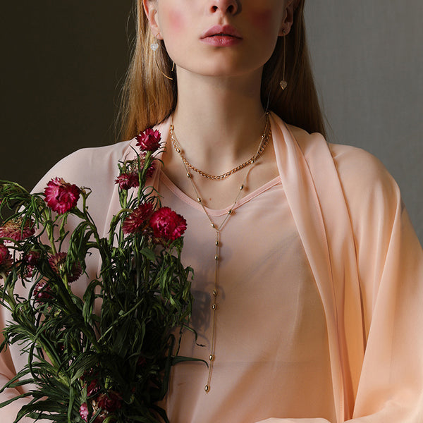 Gold Choker Y Necklace Fashion Jewelry Accessories Women nice
