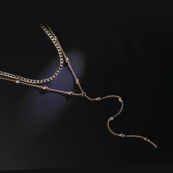 Gold Choker Y Necklace Fashion Jewelry Accessories Women
